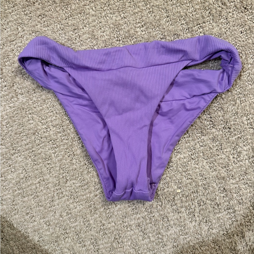 Summerful Lilac Pearl Bondi Banded Ribbed Swim Bottom